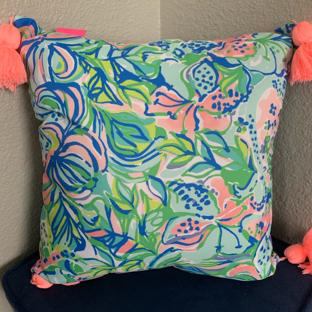 Lilly Pulitzer throw pillow